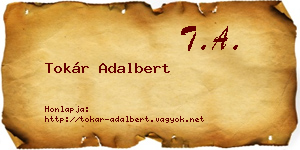 Tokár Adalbert névjegykártya